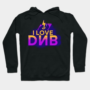 DNB - I Love Drum N Bass (navy) Hoodie